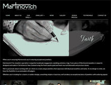 Tablet Screenshot of martinovich.co.nz